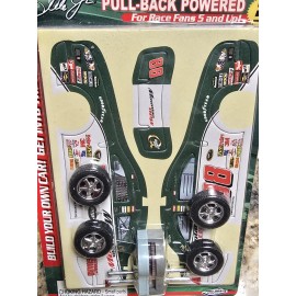 Greenbrier International inc. 2009 NASCAR #88  Construct A Race Car Mountain Dew Pull Back Powered NEW