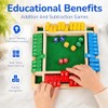 Shut The Box Game, Wooden Number Flip Board Dice Tabletop