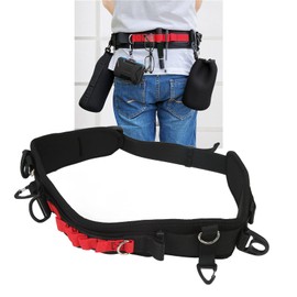 ciciglow Utility Belt, Camera Waist, Nylon Photography Strap with Hook, Double D Duck, Adjustable Camera Holder Belt for Hanging Tripod, Monopod, Camera Bag, Lens Bag