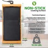 NutriChef Non-stick Plate, Removable Grill & Griddle Plate, Smokeless Electric