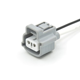 2 PCS 2-Pin Turn Signal Light Connector Harness, Compatible with Toyota, Lexus, OE# 90980-11019, Fits 1999-2010 4Runner, Tacoma, Camry, Scion iQ, tC, xA, xB (2PCS)