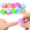 AKOAK 10 Pcs Tofu Block Nail File, Manicure Polish Block,
