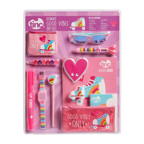 Tinc 356381 Good Vibes Gift Set Heart Stationery, Other, One Size