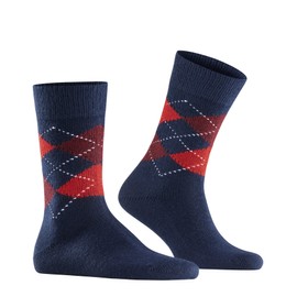 Burlington Men's Preston Calf Socks, Blue (Stahlblau), 6.5-11 (Manufacturer Size: 40-46)