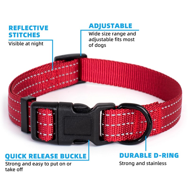 Mile High Life Dog Collar | Nylon Reflective Dog Collars