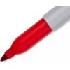 Permanent Markers, Fine Point, Red, 12 Count