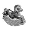 Joe Davies Rocking Horse Silver Plated Money Box Baby Christening, New Born