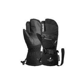 Reusch Lando R-TEX XT Junior Lobster Unisex 3-Finger Gloves Waterproof and Breathable 7702 Black/Silver, 5.5, 6161843