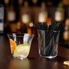 Vroxdrez 100 Black Paper Cocktail Straws 150 x 8 mm