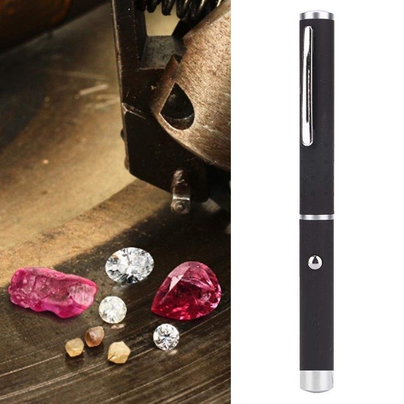 Salmue Protable Diamond Tester Pen - Jewelry Identification Tool Flashlight