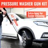 YAMATIC 4000PSI Pressure Washer Gun Wand with Swivel 3/8" Plug&M22