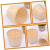 Totority 6pcs Mini Woven Baskets Decorative Tiny Baskets for Storage
