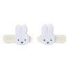 dearcloud x Miffy Crease-Free Plush Hair Clips Set of 2