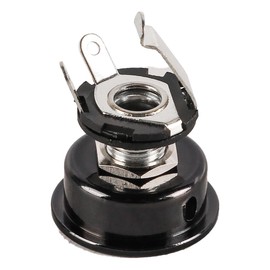 Laroal Electric Guitar Socket Jack Plate Holder Recessed Jack Guitar Parts Telecaster Guitar Jack Plate with Output Jack Ideal Replacement Parts for Electric Guitars