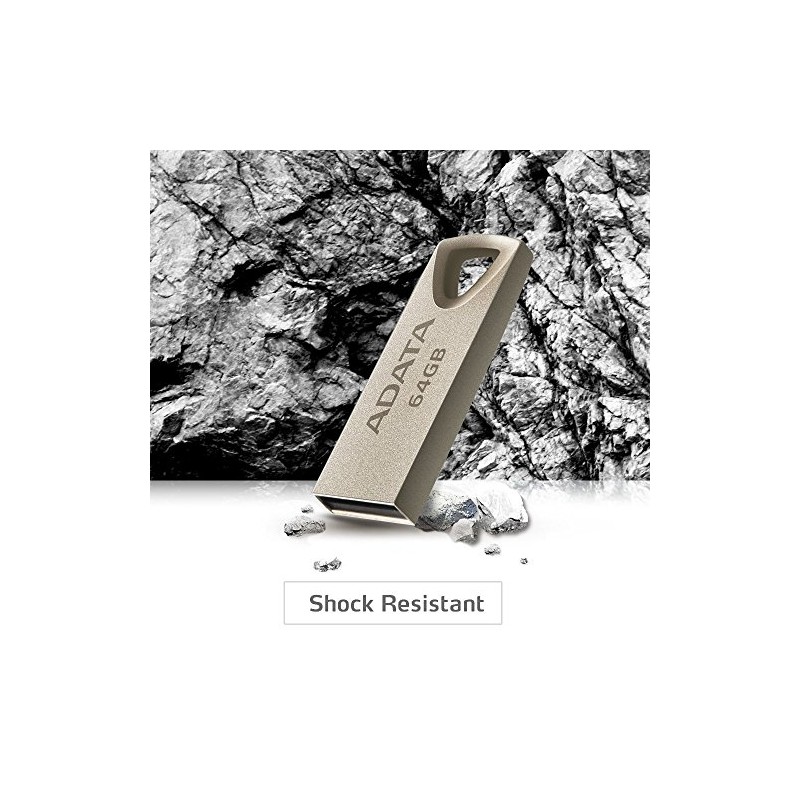 ADATA 64 GB Memoria Flash USB 2.0 Metálica Color Plata