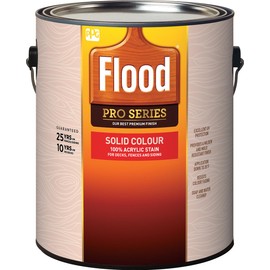Flood 1 gal. Cedar Solid Pro Exterior Wood Stain