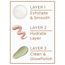 Active Argan 5-Minute Facial 1 fl oz Purify 1.7 fl oz Replenish 3.4 fl oz Polish