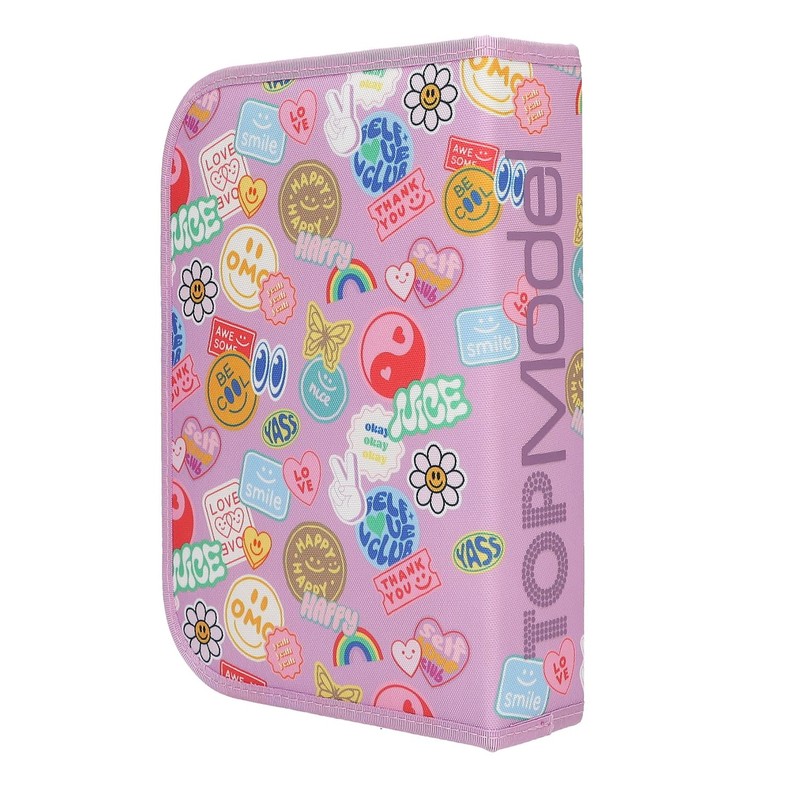 Depesche TOPModel Girl Power 13284 Filled Pencil Case in Pink