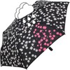 Knirps Slim Duomatic Paint Drops Pocket Umbrella, Wetprint-pink, Floral with