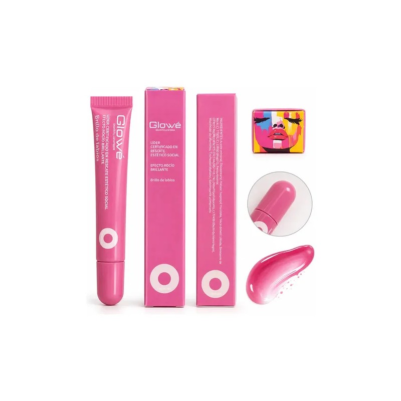 Labial Líquido Glowe Brillo Natural Textura Ligera 10ml