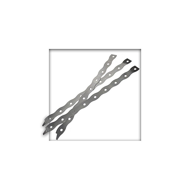 Pack of 50 Wall Connectors 300 x 17 x 0.5