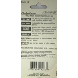 Sally Hansen Soothing Lip Balm Lip Quencher Advanced Lip Care 6690-02-NEW/SEALED