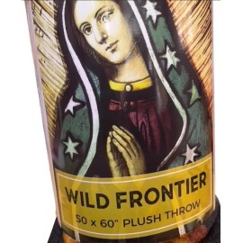 Wild Frontier 50”x 60” Wilderness MARY Plush Throw Blanket Multi Color NEW