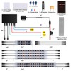 8Pcs Motorcycle Led Underglow Kit with Brake Turn Signal, Motorcycle