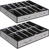 Anyoneer Under Bed Shoe Storage Organizer, Set of 2, Underbed