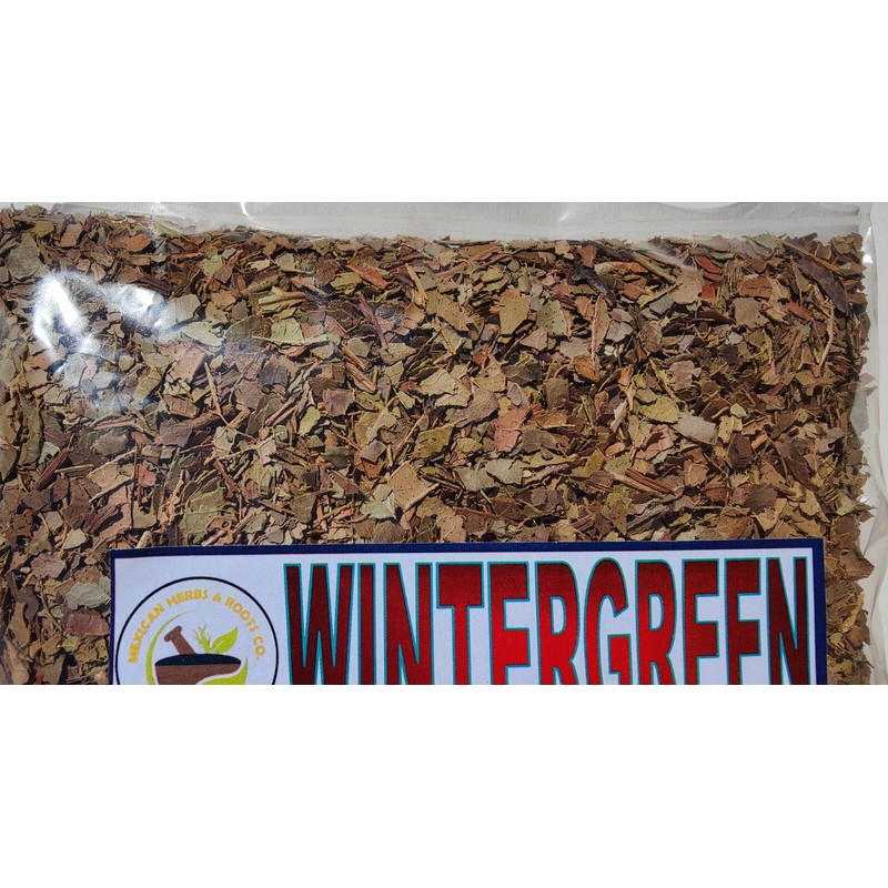 Mexcian Herbs & Roots 4oz Wintergreen leaf/leaves c/s - axocopaque