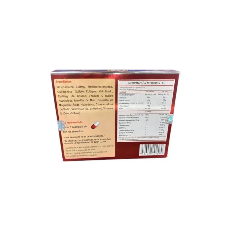 G-fx Plus C/60 Cap Reparador De Articulaciones Pack/2