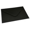 25 Black C6 Greeting Card Envelopes - 100gsm