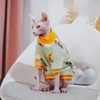 Sphynx Cat Warm Turtleneck Sweater, Thick Soft Double-Sided Fleece Clothes