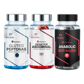 Peptona De Colágeno + Reductor Abdominal + Anabolicos Testo