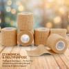 6-Rolls 2 In x 5 Yds Tan Self Adhesive Bandage