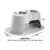 WeatherTech Double High Pet Feeding System - Elevated Dog/Cat Bowls