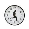 Sveudvdis Ministry of Silly Silent Walks Clock, 10 inch Non-Ticking