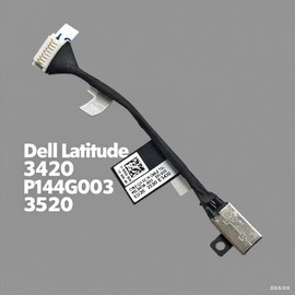 GinTai DC in Power Jack Charging Port Connector Cable Harness for Dell Latitude 3420 3520 3430 3530 0HJW4D 450.0NF0B.0011 450.0NF0B.0001