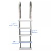 Aqua Select Above Ground Stainless Steel In-Pool Swimming Pool Ladder