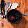 Cerficer Japanese Soup Spoon Set of 5 Asian Ceramic Ramen