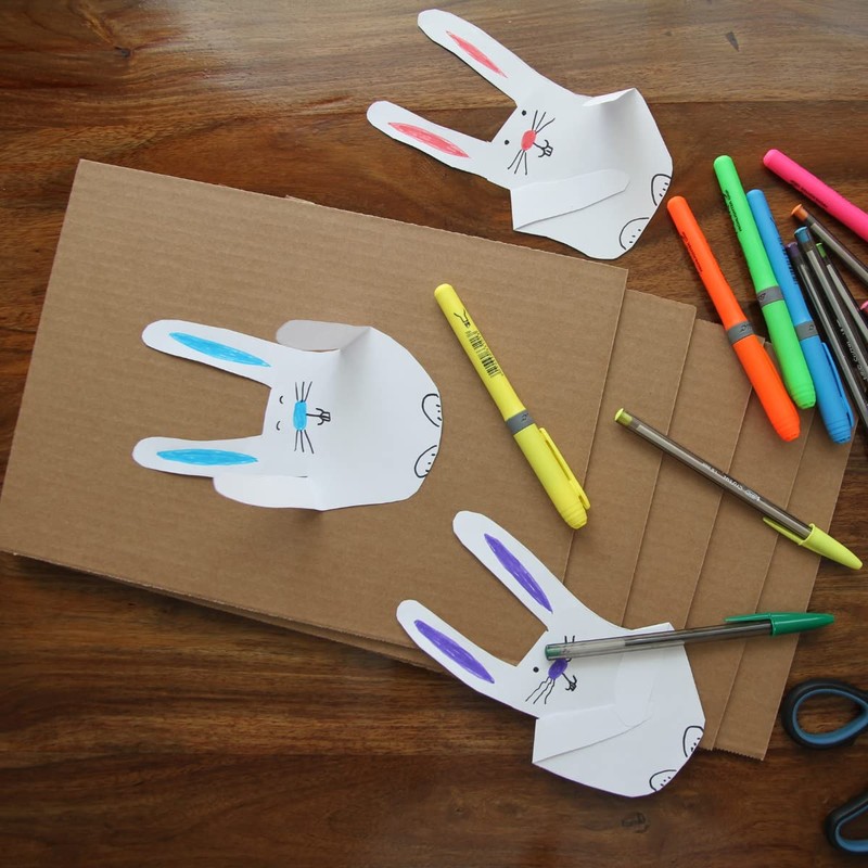 A4 Corrugated Cardboard Sheets for Packing, Mailing, Arts & Crafts.