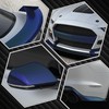 Lypumso 2D Holographic Carbon Fiber Vinyl Wrap, High Gloss Blue