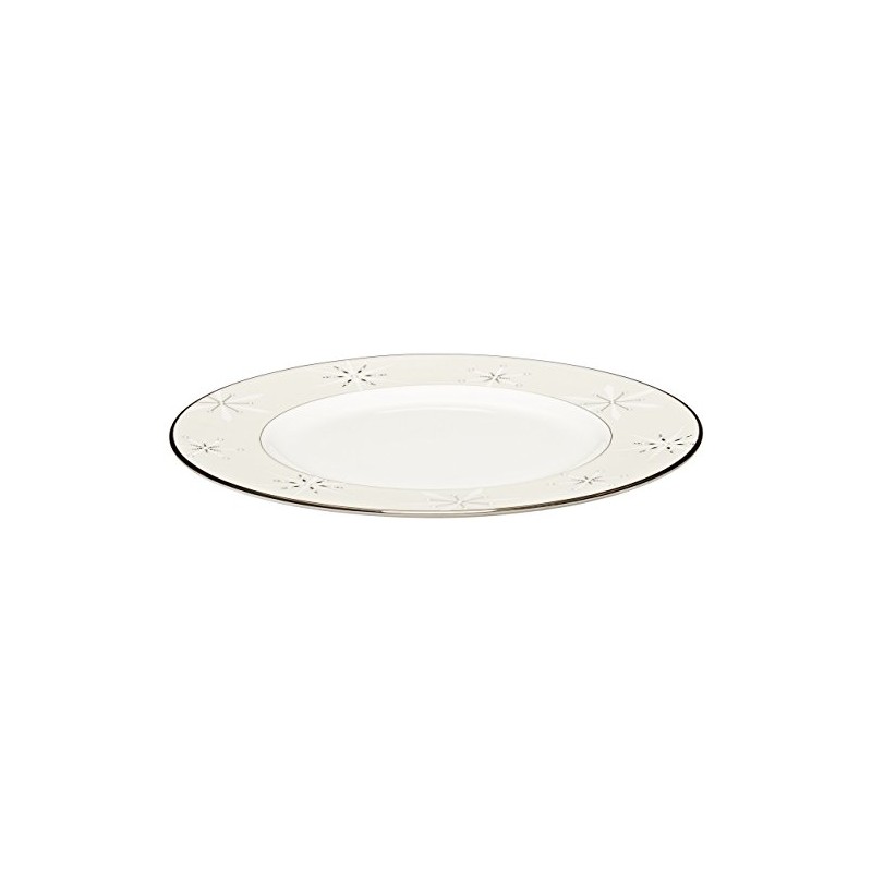 Lenox Federal Platinum Snowflake Accent Plate,Accent Plate, Snowflake