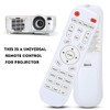 Tosuny Universal Projector Remote Control Smart Controller, 10m/33ft Remote Control