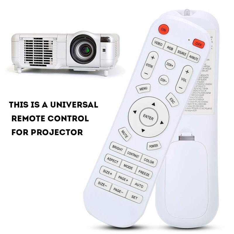 Tosuny Universal Projector Remote Control Smart Controller, 10m/33ft Remote Control