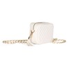 Mabel London Womens Quilted Cross-body Small Bag with Long Metal