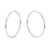 MIA Jewelry Thin Hoop Earrings - Large Huggie Hypoallergenic Earrings