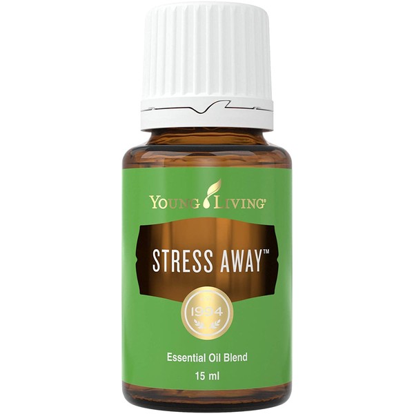 Young Living Stress Away Essential Oil Blend - with Lime, Cedarwood, Vanilla, and Lavender - 15 ml