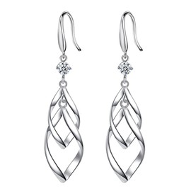 BSTGFTF Sterling Silver Dangle Earrings For Women
