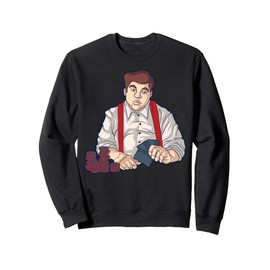 Vintage Card Shark with Chips And Red Suspenders Sweatshirt